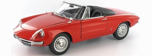 ALFA ROMEO 1600 Duetto Spider 1966, red without top