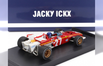 FERRARI F1 312b №27 Belgium Gp (1970) Jacky Ickx - With Driver Figure, Red White