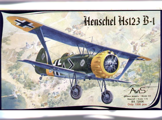 Сборная модель Henschel Hs-123 B-1