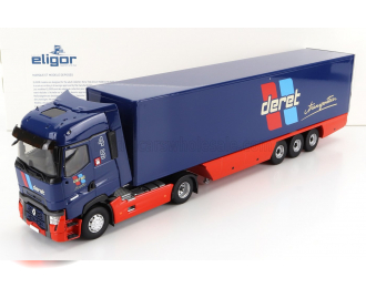 RENAULT T-LINE HIGH TRUCK DERET CAR TRANSPORTER (2021), BLUE RED