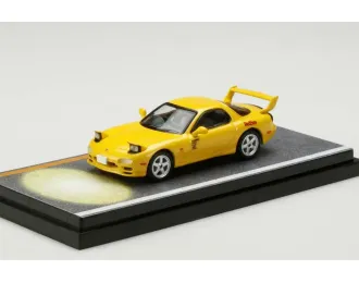 MAZDA RX-7 FD3S *Red Suns* Intial D VS Takumi Fujiwara and Keisuke Takahashi Figure, yellow