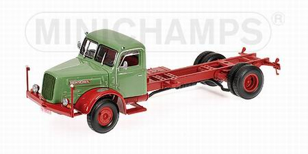 HENSCHEL HS 140 - CHASSIS, GREEN/RED