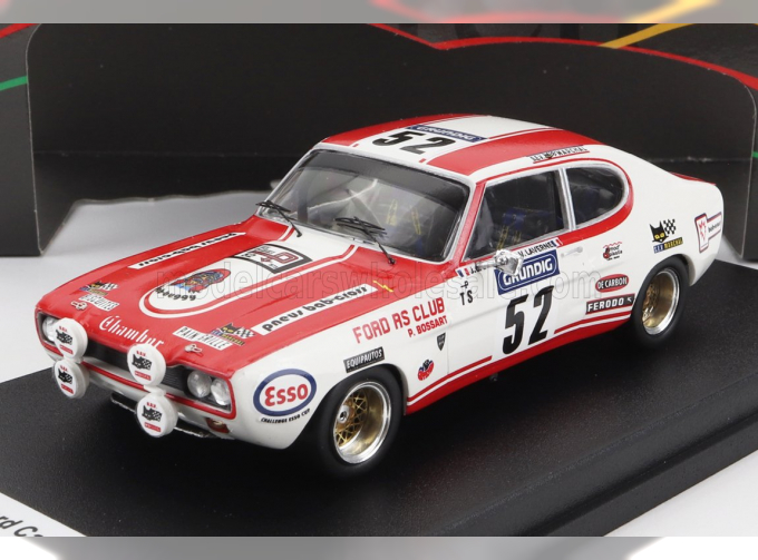 FORD Capri 2600 Rs (night Version) N52 Rally Tour Auto (1973) J.c.briavoine - V.leverne, White Red