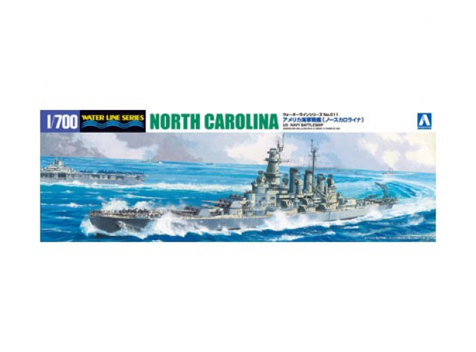 Сборная модель US NAVY BATTLESHIP NORTH CAROLINA