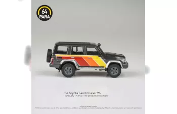 TOYOTA Land Cruiser Lc76 Trd Rhd (2014), Grey Red Orange Yellow