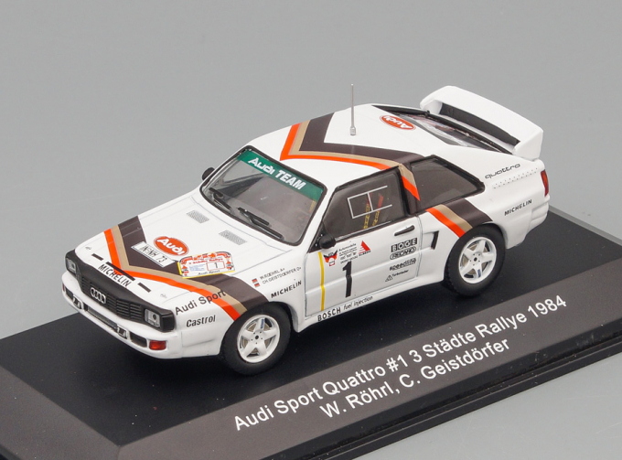 AUDI Sport Quattro No 1 3 Staedte Rally, Röhrl/Geistdörfer (1984)