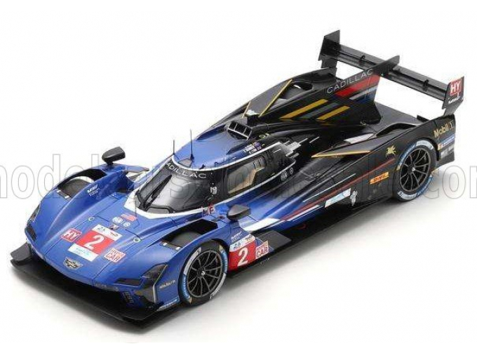 CADILLAC V-series-r Lmc55r 5.5l V8 Team Cadillac Racing №2 24h Le Mans (2024) Earl Bamber - Alex Lynn - Alex Palou, Blue Black
