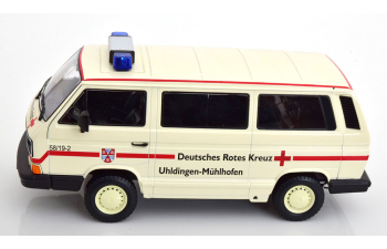 VOLKSWAGEN T3 Syncro Bus DRK (1987), creme red