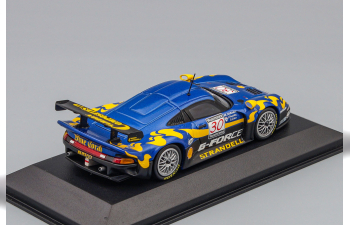 PORSCHE 911 GT1 FIA GT Series #30 1997, blue / yellow