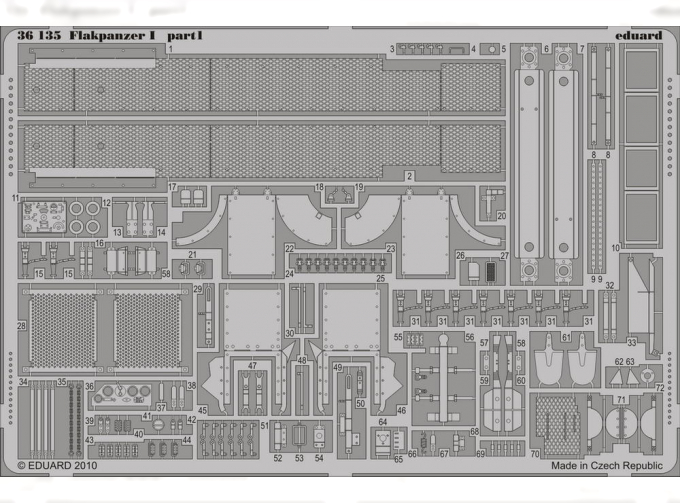 Фототравление для Flakpanzer I