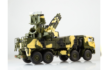 Камский грузовик 6560 ЗРПК 96К6 (Панцирь-С1) камуфляж Пустыня