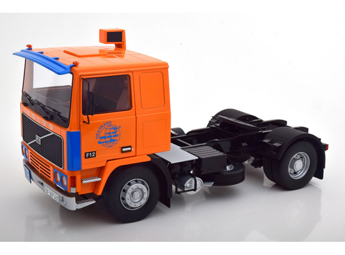 VOLVO F12 (1977), orange/blau