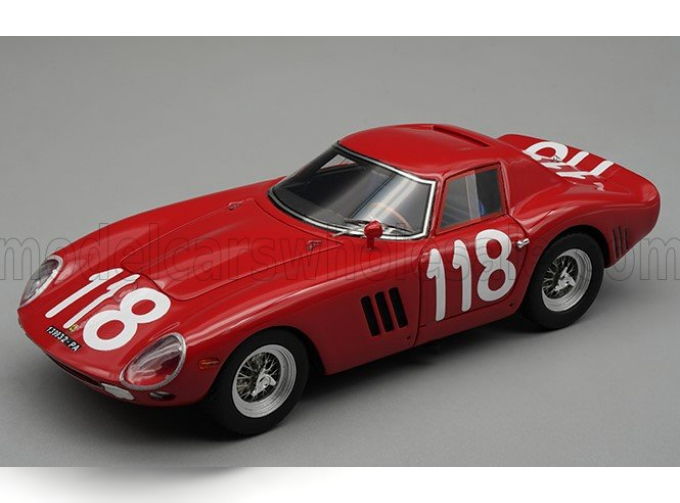 FERRARI 250 Gto 64 3.0l V12 №118 Targa Florio (1965) Clemente Ravetto - Gaetano Starabba, Red