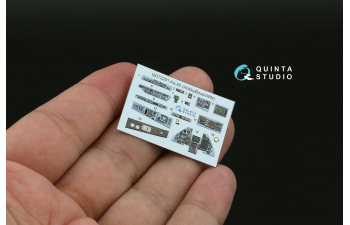 3D Декаль интерьера кабины Ка-50 (серо-голубые панели) (HobbyBoss/ARK) (с 3D-печатными деталями)