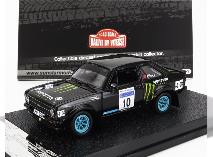 FORD Escort Mkii Rs 1800 №10 Rally Forest Stage (2008) Ken Block - Alex Gelsomino, Black