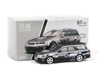 NISSAN Stagea R34 #47, grey / black / white