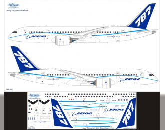 Декаль на самолет Boeing	787-9 Virgin Atlantic