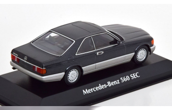 MERCEDES-BENZ 560 SEC C126 Coupe (1986), dark grey metallic