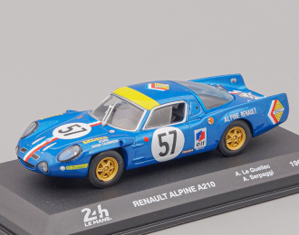 RENAULT Alpine A210 Team Ecurie Savin Calberson №57 24h Le Mans (1968) Alain Leguellec - Alain Serpaggi, blue