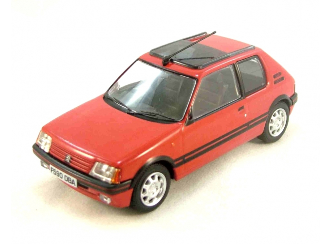 PEUGEOT 205 1.9GTi (1984), вишневый