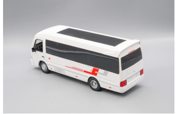 TOYOTA Coaster, белый, 23 см