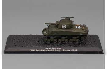 M4A3 Sherman 756th Tank Battalion 5th Army France (1945)