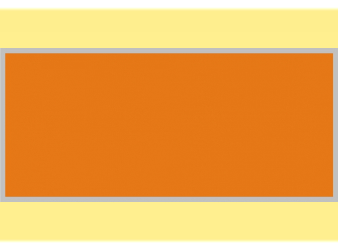 Декаль Цветовое поле (оранжевый), 195x85
