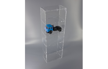 Витрина для грузовиков 1/43, размер ячейки 150х90х90, 5 ячеек, вертикальная