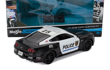 FORD Mustang Coupe 5.0 Gt Highway Patrol Police (2015), Black White