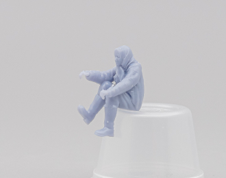 Фигурка трактористка АСХТЗ-НАТИ (СТЗ-3, СТЗ-8, СТЗ-8м, ХТЗ-3, АТЗ-3, Д-159, ЭТ-5 ЭНИН), неокрашенная