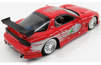 MAZDA Dom's Rx-7 2001 - Toretto - Fast & Furious 8 (2017), Red Silver