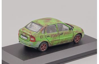 Lada Kalina, зеленый
