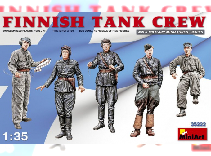 Сборная модель Фигуры FINNISH TANK CREW