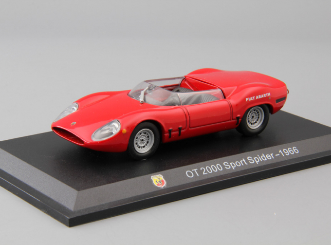 FIAT ABARTH OT 2000 Sport Spider (1966), red