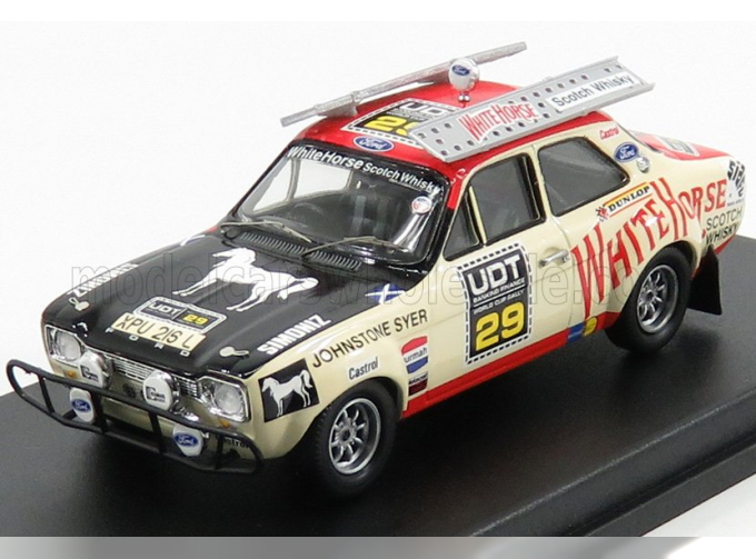 FORD Escort Mki №29 Rally World Cup (1974) A.Cowan - J.Syer, White Red Black