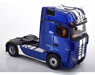 MERCEDES-BENZ Actros 2 1863 Gigaspace 4x2 Mirrorcam Tractor Truck 2-assi with illumination (2018), blue metallic white