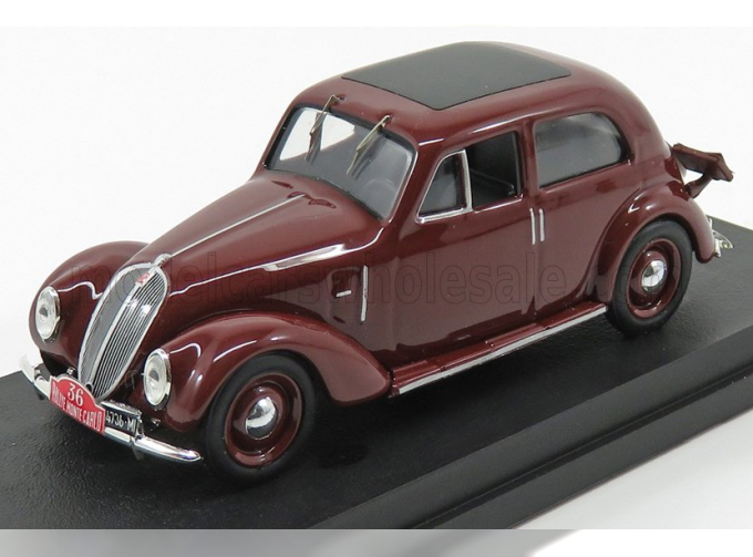 FIAT 1500 6c N36 Rally Montecarlo (1937) Gigi Villoresi, Dark Red