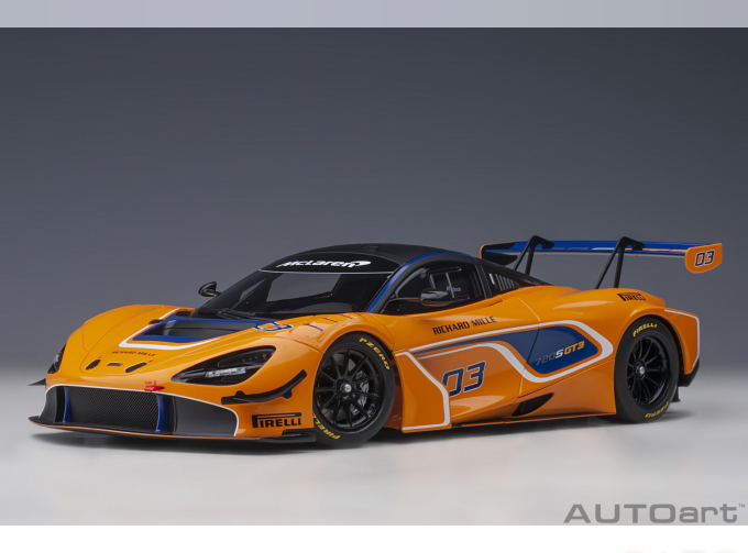 McLAREN 720S GT3 Presentation Car #03, orange