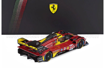 FERRARI 499p 3.0l Turbo V6 Team Ferrari Af Corse №51 3rd 24h Le Mans (2024) Alessandro Pier Guidi - James Calado - Antonio Giovinazzi, Red