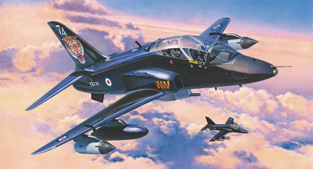 Сборная модель Самолет Штурмовик Хокер Сиддли Хок T.1 RAF, королевские ВВС Великобритании