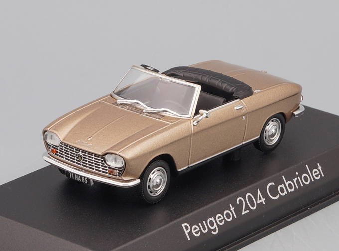 PEUGEOT 204 Cabriolet 1967 Beige Metallic