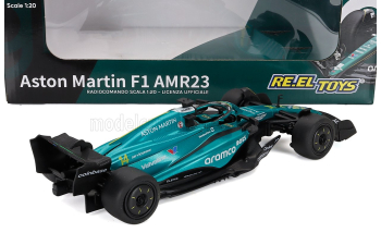 ASTON MARTIN F1 Amr23 Team Aramco Cognizant №14 Season (2023) Fernando Alonso, Green Black