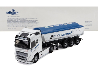 VOLVO Fh Truck Cassone Ribaltabile Immo Ouest (2020), White Blue