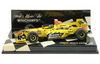 HONDA Jordan Mugen 198 D. Hill, yellow / black