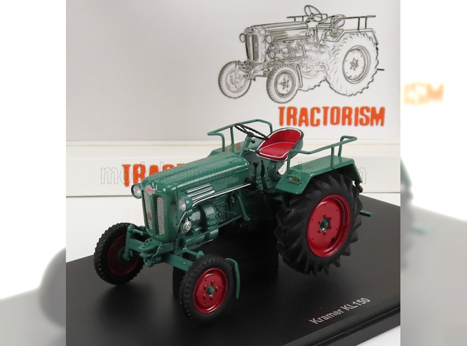 KRAMER KL150 TRACTOR GERMANY (1961), GREEN RED