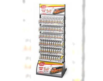 Rail Center Range HALF RACK (33 weathering items + 45 acrylic items x 3 pcs. each) – Discount Included