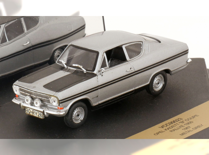 OPEL Kadett B Rallye 1900 Coupe (1967), silver flatblack