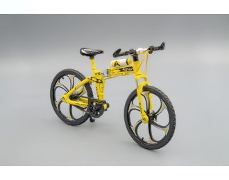 Складной велосипед  STAR, светло-жёлтый, 20 см.