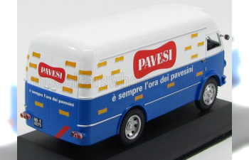 OM FIAT Leoncino Furgone Van Pavesi (1960), White Blue
