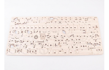 Сборная модель Камский грузовик 54901 с полуприцепом НЕФАЗ-93341